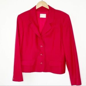 VINTAGE Pendleton Red Wool Blazer sz. 14 #EE